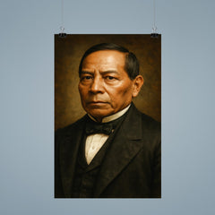 Benito Juarez portrait poster 9