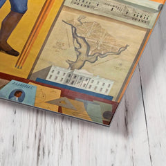 Benjamin Banneker metal print mockup