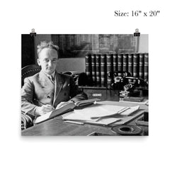 Benjamin Ferencz, Chief Prosecutor of the Subsequent Nuremberg Trials, 1947 poster 2