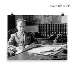 Benjamin Ferencz, Chief Prosecutor of the Subsequent Nuremberg Trials, 1947 poster 5