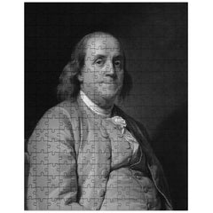 Benjamin Franklin (Black and White) jigsaw puzzle