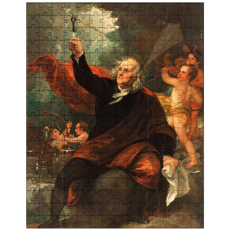Benjamin Franklin Drawing Electricity from the Sky by Benjamin West jigsaw puzzle