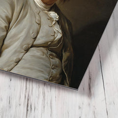 Benjamin Franklin metal print mockup