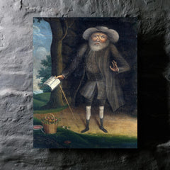 Benjamin Lay metal print mockup