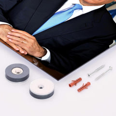 Benjamin Netanyahu metal print mockup