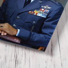 Benjamin O Davis Jr metal print mockup