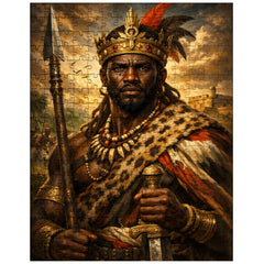 Benkos Bioho maroon king portrait jigsaw puzzle