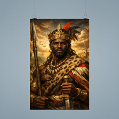 Benkos Bioho maroon king portrait poster 9