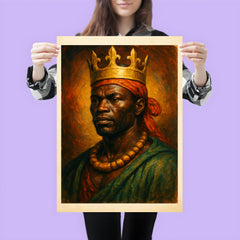 Benkos Biohó maroon king portrait poster 3