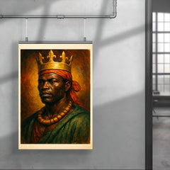 Benkos Biohó maroon king portrait poster 4