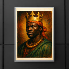 Benkos Biohó maroon king portrait poster 5