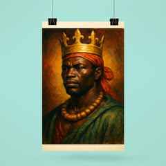 Benkos Biohó maroon king portrait poster 6