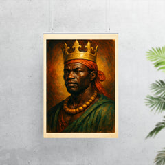 Benkos Biohó maroon king portrait poster 7