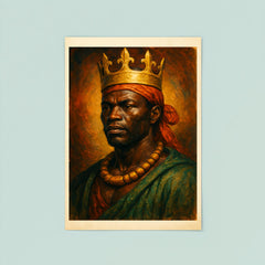 Benkos Biohó maroon king portrait poster 8