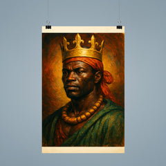 Benkos Biohó maroon king portrait poster 9