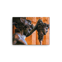 Benvenuto Cellini, 1554 canvas print on a plain backdrop in size 12"x16".