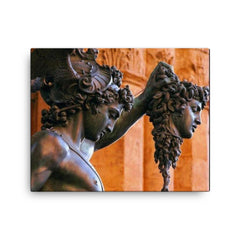 Benvenuto Cellini, 1554 canvas print on a plain backdrop in size 16"x20".