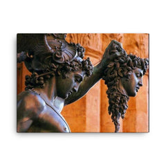 Benvenuto Cellini, 1554 canvas print on a plain backdrop in size 18"x24".