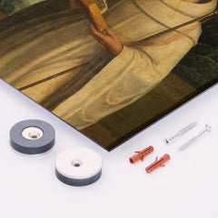 Bernard of Clairvaux metal print mockup
