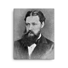 Bernardino Caballero canvas print on a plain backdrop in size 16"x20".
