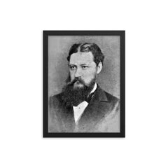 Bernardino Caballero framed print on a plain backdrop in size 12"x16".