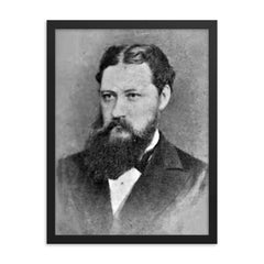 Bernardino Caballero framed print on a plain backdrop in size 18"x24".