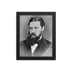 Bernardino Caballero framed print on a plain backdrop in size 8"x10".