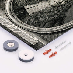 Bernardino Ramazzini metal print mockup