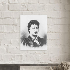 Bernice Pauahi Bishop metal print mockup