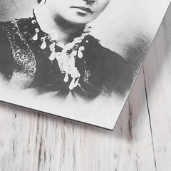 Bernice Pauahi Bishop metal print mockup