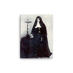 Bertilda Samper Acosta canvas print on a plain backdrop in size 12"x16".