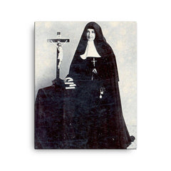 Bertilda Samper Acosta canvas print on a plain backdrop in size 16"x20".