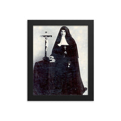 Bertilda Samper Acosta framed print on a plain backdrop in size 8"x10".
