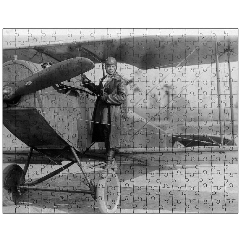 Bessie Coleman and Her Plane jigsaw puzzle