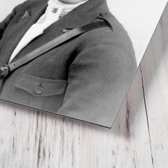 Bessie Coleman metal print mockup