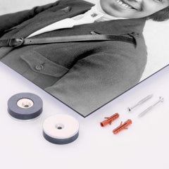 Bessie Coleman metal print mockup