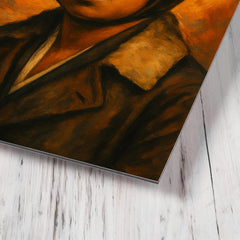 Bessie Coleman portrait metal print mockup