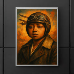 Bessie Coleman portrait poster 5