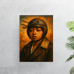 Bessie Coleman portrait poster 7