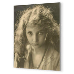 Bessie Love metal print mockup