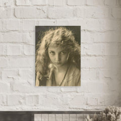 Bessie Love metal print mockup