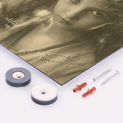 Bessie Love metal print mockup