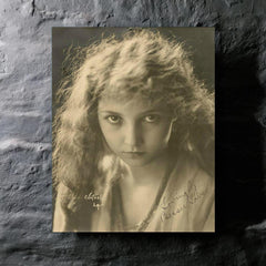 Bessie Love metal print mockup