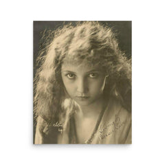 Bessie Love poster on a plain backdrop in size 16"x20".