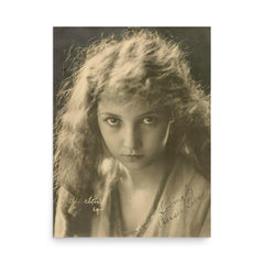 Bessie Love poster on a plain backdrop in size 18"x24".