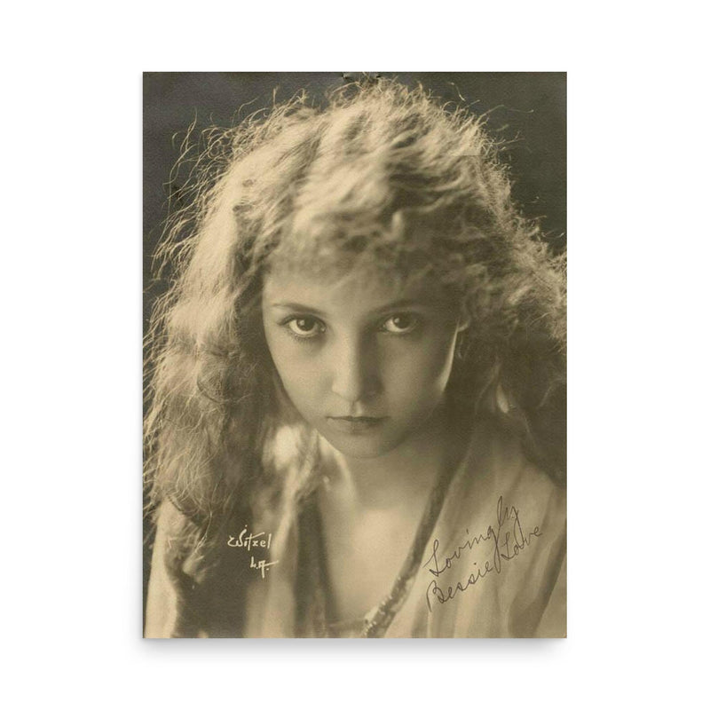 Bessie Love poster on a plain backdrop in size 18