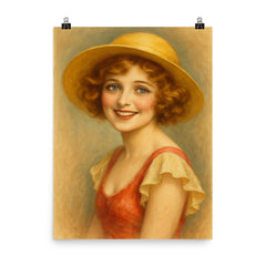 Bessie Love poster on a plain backdrop in size 8"x10".
