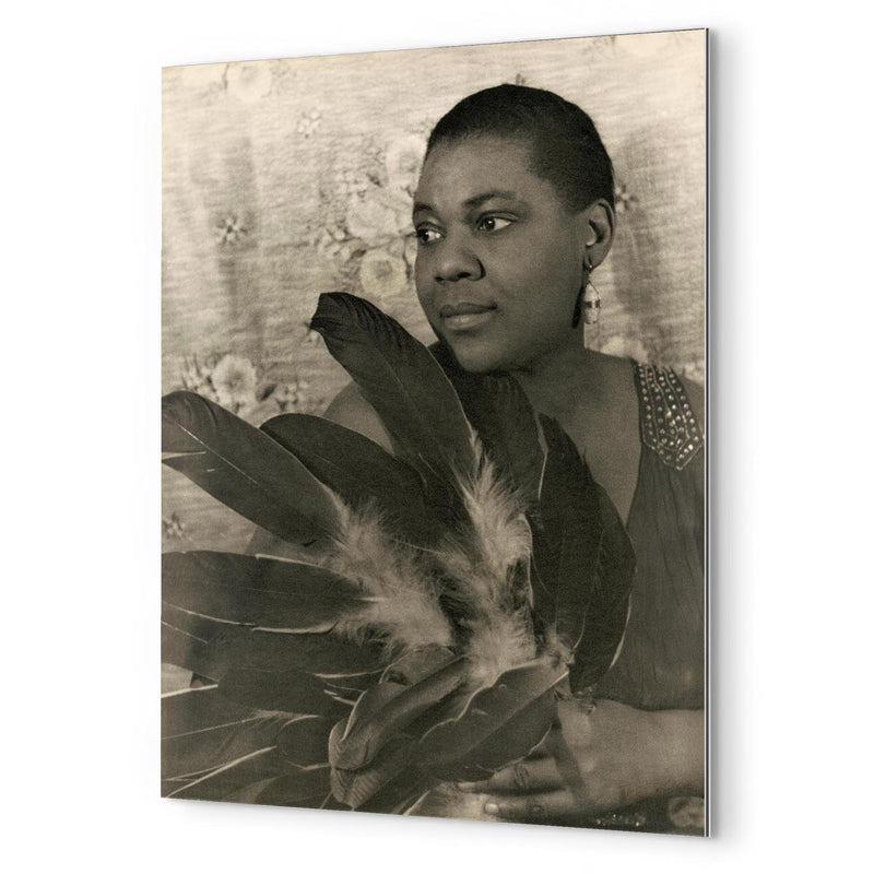 Bessie Smith metal print mockup