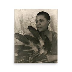 Bessie Smith poster on a plain backdrop in size 16"x20".