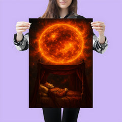 Betelgeuse before supernova imagined as royal deathbed poster 3